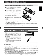 Preview for 9 page of Sharp AE-A12GR Operation Manual