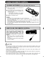 Предварительный просмотр 8 страницы Sharp AE-A18EJ Operation Manual