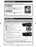 Предварительный просмотр 16 страницы Sharp AE-A18EJ Operation Manual