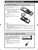 Preview for 8 page of Sharp AE-A18GR Operation Manual