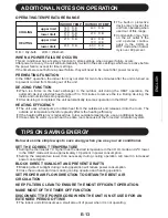 Preview for 15 page of Sharp AE-M18AE-T Operation Manual