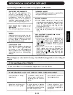 Preview for 17 page of Sharp AE-M18AE-T Operation Manual