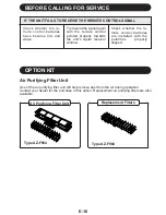 Preview for 18 page of Sharp AE-M18AE-T Operation Manual