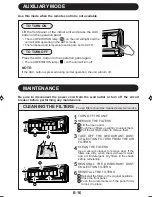 Preview for 17 page of Sharp AE-X07ER Operation Manual