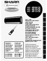 Sharp AE-X08BE-C Operation Manual preview