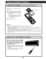 Preview for 8 page of Sharp AE-X08BE Operation Manual