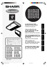 Preview for 1 page of Sharp AE-X09FR Operation Manual