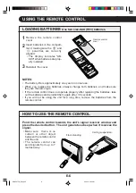 Preview for 8 page of Sharp AE-X09FR Operation Manual