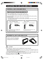 Preview for 12 page of Sharp AE-X09FR Operation Manual