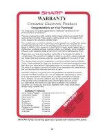 Предварительный просмотр 26 страницы Sharp AE-X09NCJ Operation Manual