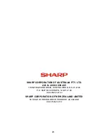 Предварительный просмотр 28 страницы Sharp AE-X09NCJ Operation Manual