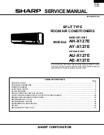 Preview for 1 page of Sharp AE-X127E Service Manual