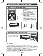 Предварительный просмотр 12 страницы Sharp AE-X12GHR Operation Manual