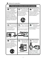 Preview for 4 page of Sharp AE-X28MCJ Operation Manual