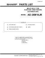 Preview for 33 page of Sharp AE-X3M18JR Service Manual