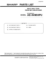 Preview for 35 page of Sharp AE-X4M30PU Service Manual