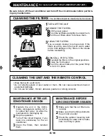 Preview for 20 page of Sharp AE-XM18CR Operation Manual