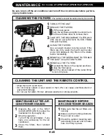 Preview for 21 page of Sharp AE-XM18CR Operation Manual