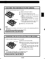 Preview for 22 page of Sharp AE-XM18CR Operation Manual