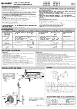 Предварительный просмотр 1 страницы Sharp AE-Z25TR Instalation Gude