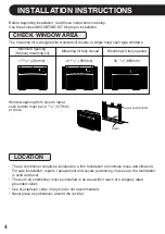 Preview for 4 page of Sharp AF-06ERL Installation And Operation Manual