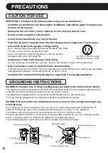 Preview for 8 page of Sharp AF-06ERL Installation And Operation Manual