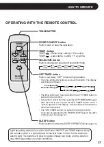 Preview for 17 page of Sharp AF-06ERL Installation And Operation Manual