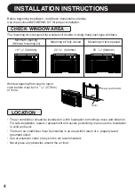 Preview for 4 page of Sharp AF-08ERL Installation And Operation Manual