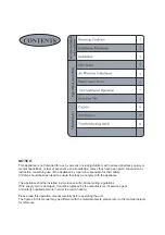 Preview for 2 page of Sharp AF-A12UA Operation Manual