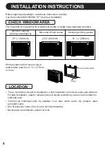 Preview for 4 page of Sharp AF-P80CX Installation And Operation Manual