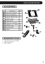 Preview for 5 page of Sharp AF-P80CX Installation And Operation Manual