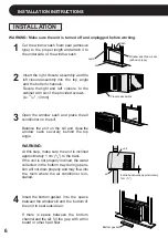 Preview for 6 page of Sharp AF-P80CX Installation And Operation Manual