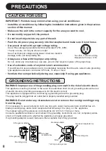 Preview for 8 page of Sharp AF-P80CX Installation And Operation Manual