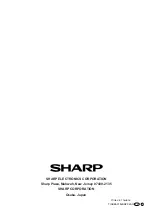 Preview for 23 page of Sharp AF-P80CX Installation And Operation Manual