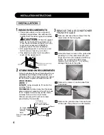 Предварительный просмотр 6 страницы Sharp AF-Q100PX Installation And Operation Manual