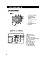 Предварительный просмотр 12 страницы Sharp AF-Q100PX Installation And Operation Manual