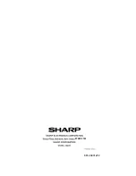 Предварительный просмотр 21 страницы Sharp AF-Q100PX Installation And Operation Manual