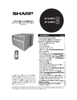 Sharp AF-Q100RX Installation And Operation Manual предпросмотр