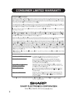 Preview for 4 page of Sharp AF-Q100RX Installation And Operation Manual