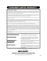 Preview for 3 page of Sharp AF-Q60PX Installation And Operation Manual