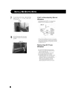 Preview for 8 page of Sharp AF-Q60PX Installation And Operation Manual