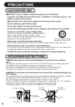 Preview for 8 page of Sharp AF-R100EX Installation And Operation Manual