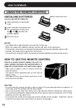 Preview for 16 page of Sharp AF-R100EX Installation And Operation Manual