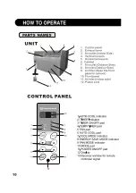 Предварительный просмотр 10 страницы Sharp AF-R100NX Installation And Operation Manual