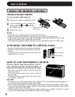 Preview for 16 page of Sharp AF-R80CX Installation And Operation Manual