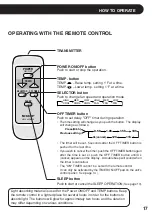 Preview for 17 page of Sharp AF-R80EX Installation And Operation Manual