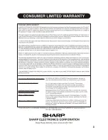 Preview for 3 page of Sharp AF-S100PX Installation And Operation Manual