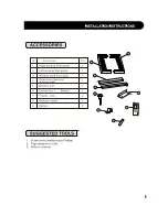 Preview for 5 page of Sharp AF-S100PX Installation And Operation Manual