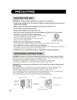 Preview for 8 page of Sharp AF-S100PX Installation And Operation Manual