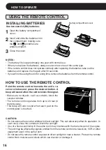 Preview for 16 page of Sharp AF-S50EX Installation And Operation Manual